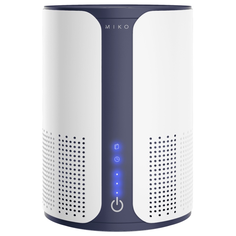 Miko Home Air Purifier with Multiple Speeds Timer True HEPA Filter to Safely Remove Dust, Pollen, Allergens, Odor  400 Sqft Coverage
