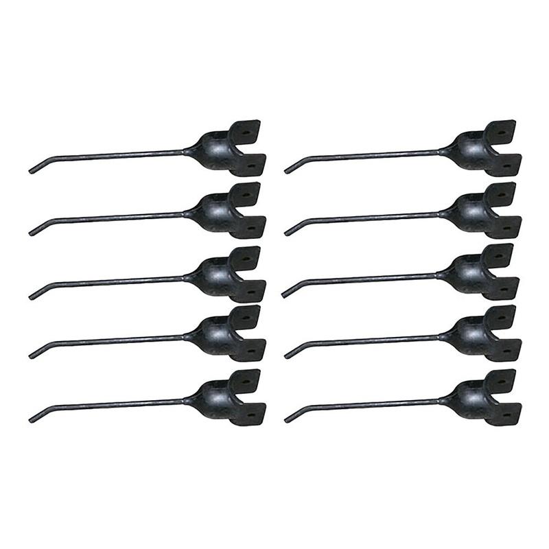(10) Rubber Mounted Rake Teeth AE24953 AE47389 Fits John Deere 650 640 660 662