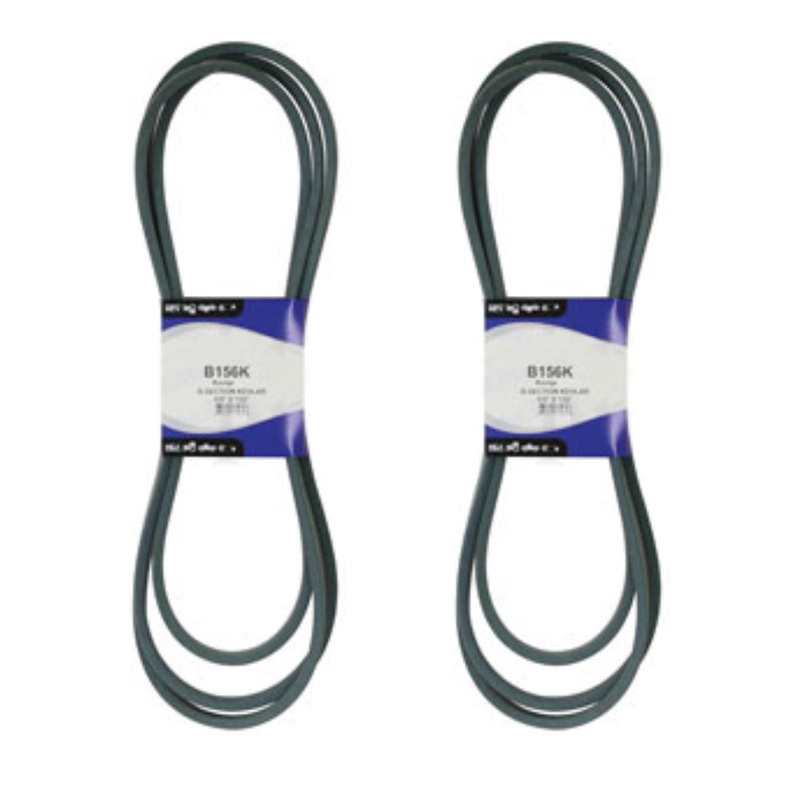 (2) Deck Belts Fits Husqvarna Mower 5221, 5223, 5224, 5225 and 5227 with 52″ dec