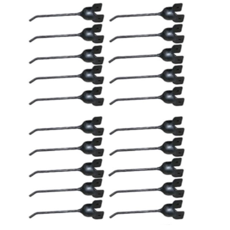 (20) Rubber Mounted Rake Teeth AE24953 AE47389 Fits John Deere 650 640 660 662