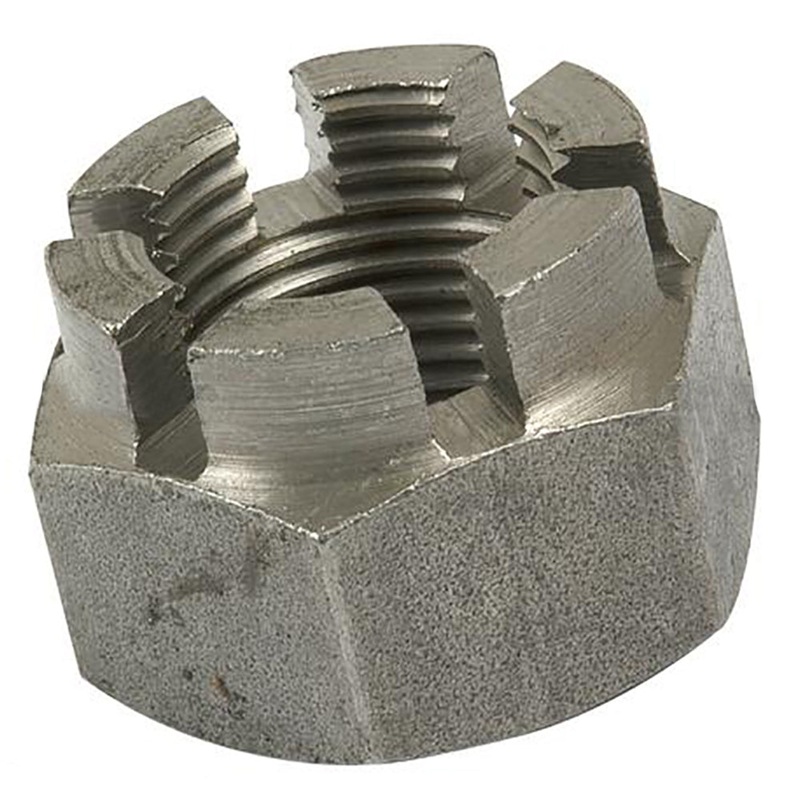 S.53860 Castle Nut, Size: M24 x 1.50mm Metric Fine Fits Universal Tractors